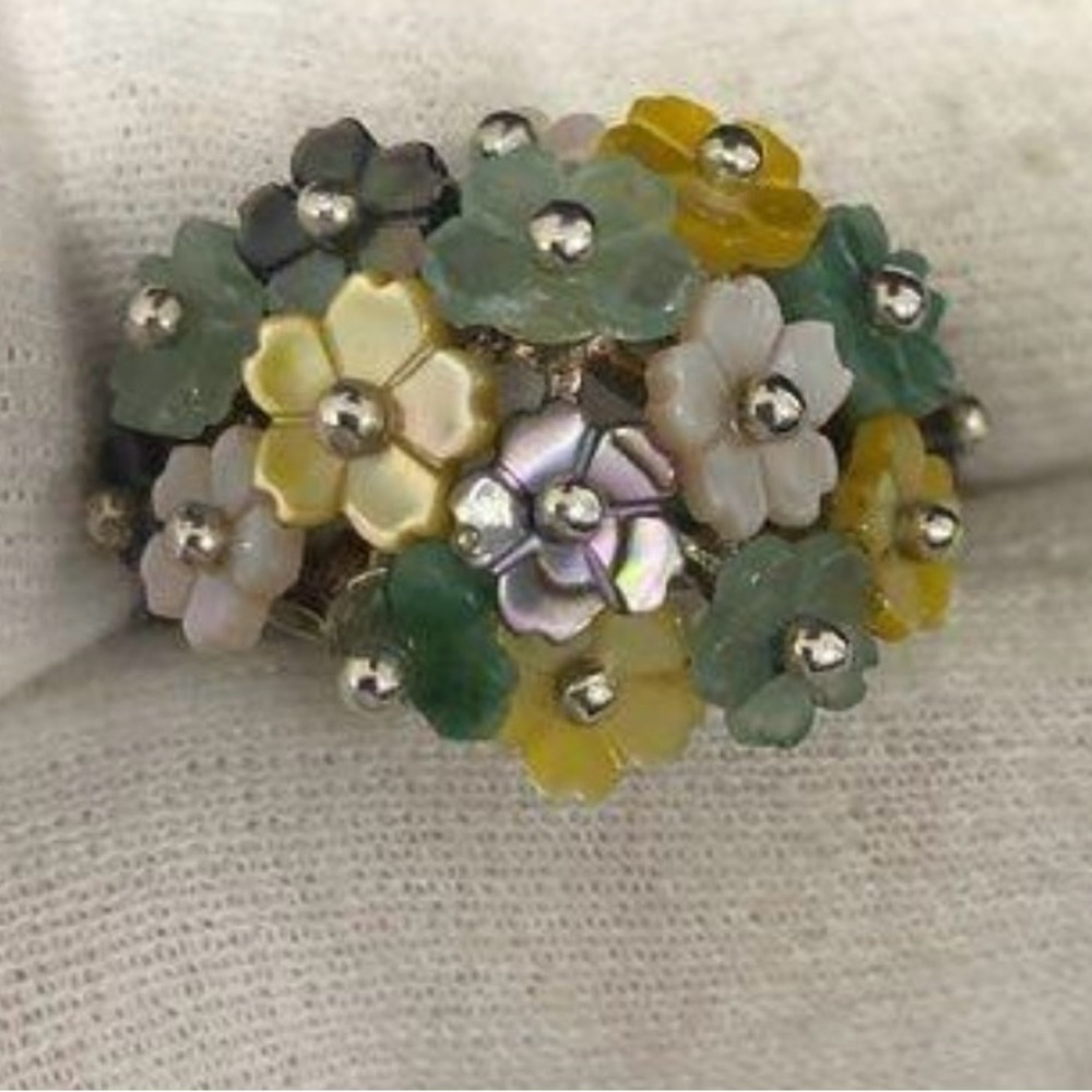 Sterling Silver Floral Ring💐💐💐